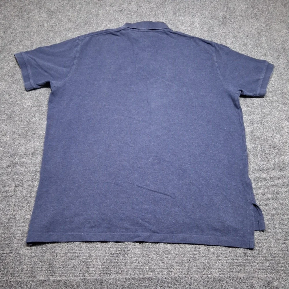 Vintage Polo Ralph Lauren Navy Blue Button Up Shirt Men's Size‎ XL Preppy